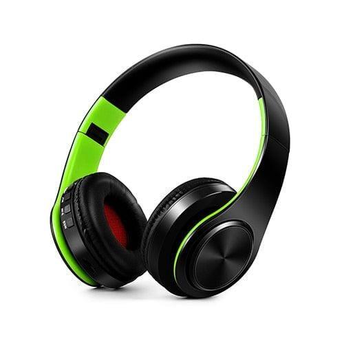 Headset Sport Sem Fio Headset sem fio BlackOn-line preto e verde 