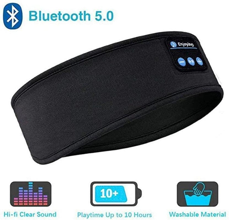Máscara de relaxamento Health Bluetooth Para Dormir Máscara de relaxamento bluetooth BlackOn-line preto 