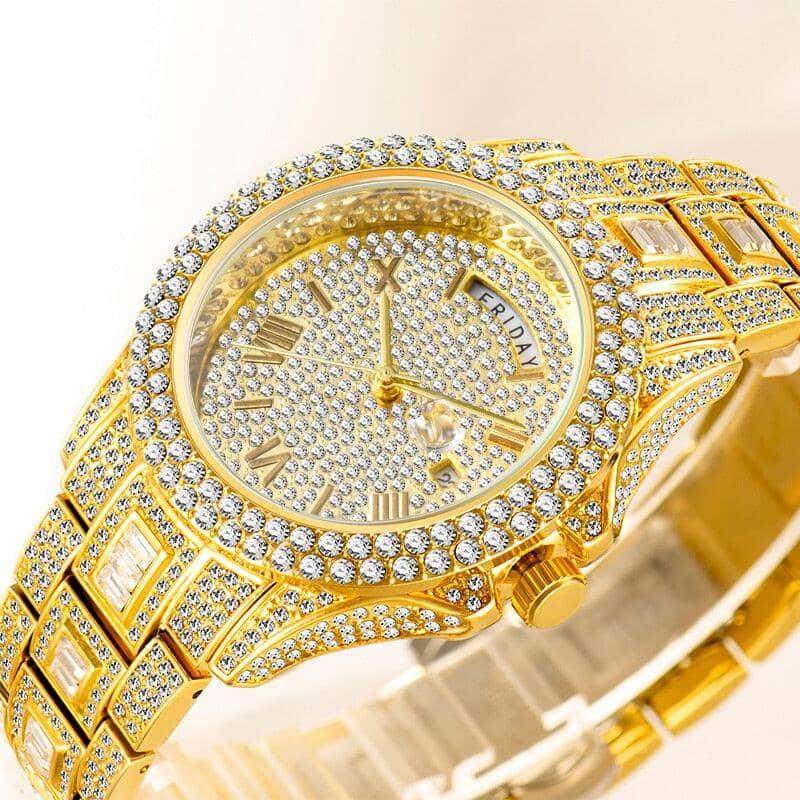 Relógio Masculino Diamond De Luxo Relógio masculino diamond de luxo BlackOn-line 