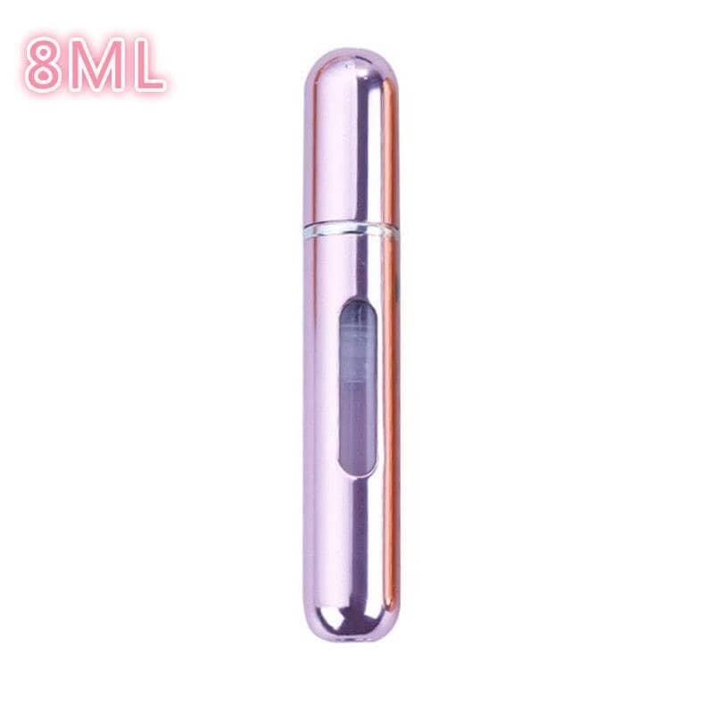 Spray portátil para perfume Spray portátil para perfume BlackOn-line 8ml rosa brilhante 