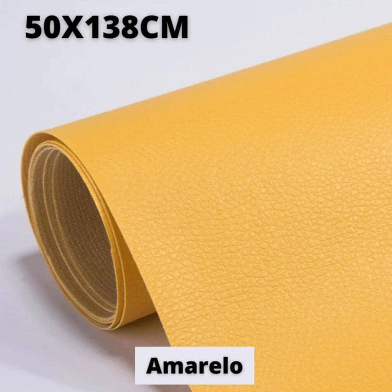 Adesivo Reparador de Couro - Courex Adesivo Reparador de Couro - Courex™ BlackOn-line 50 x 138cm amarelo 