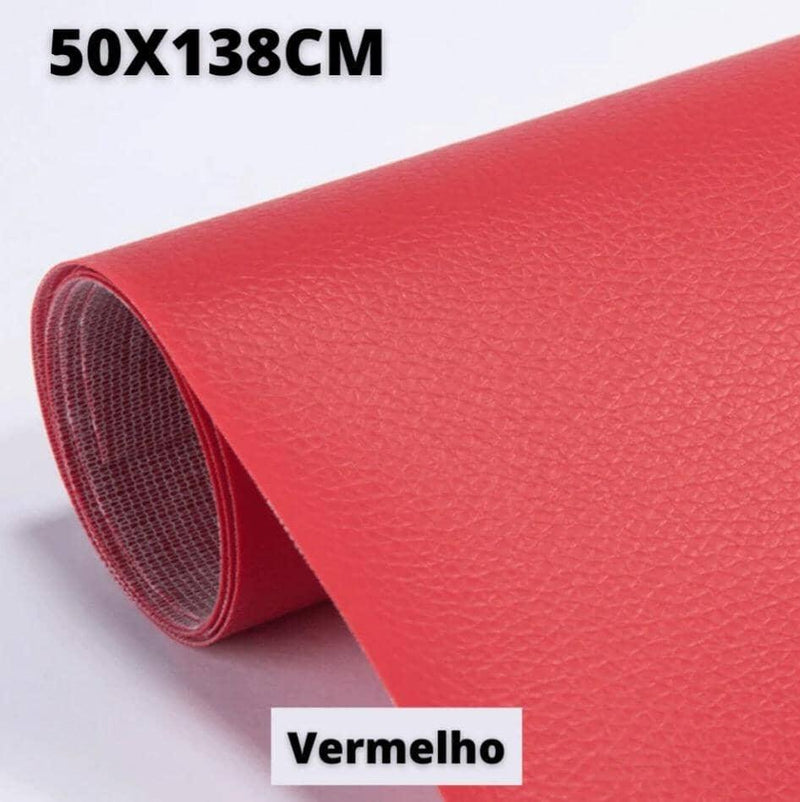 Adesivo Reparador de Couro - Courex Adesivo Reparador de Couro - Courex™ BlackOn-line 50 x 138cm vermelho 