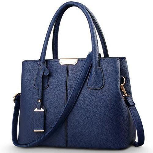 Bolsa Malu Fashion Bolsa malu fashion BlackOn-line azul 29.5x13x21.5cm 