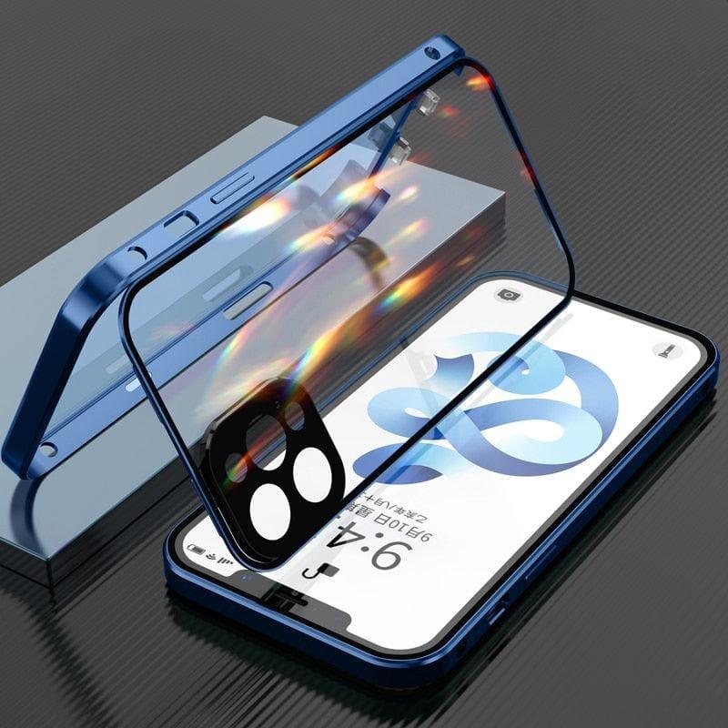 Case iPhone Magnética Blindada - Dupla Proteção 360 Case iPhone Magnética Blindada - Dupla Proteção 360 BlackOn-line iPhone 13 Azul 