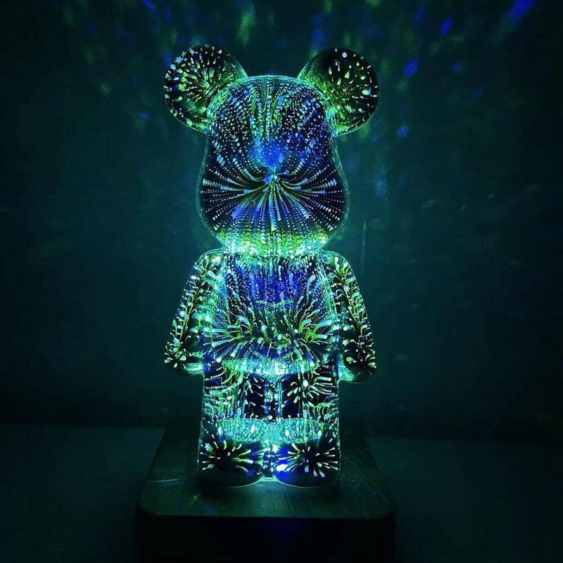 Luminária De Urso 3D - Decoração Luminária De Urso 3D - Decoração Black Online 
