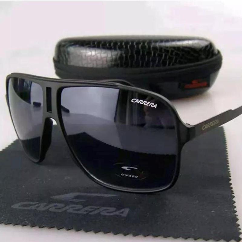 Óculos De Sol Carrera Retro - Unissex Óculos De Sol Carrera Retro - Unissex Black Online Preto Fosco 
