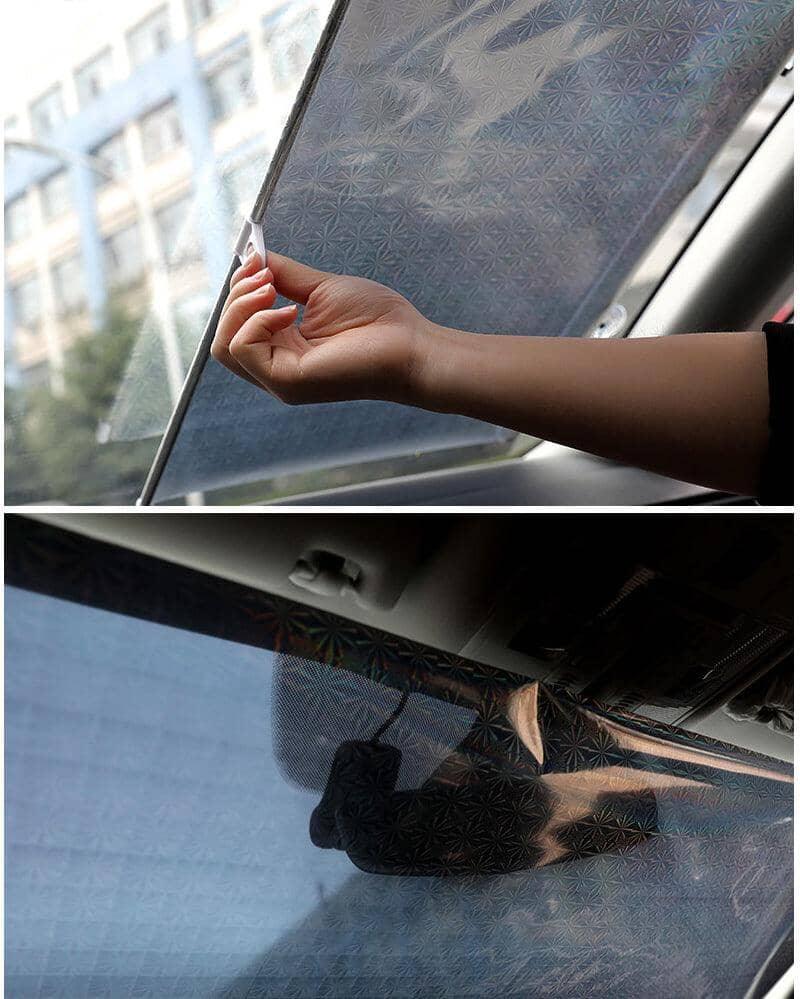Protetor solar retrátil para carros e janelas Protetor solar retrátil para carros e janelas BlackOn-line 