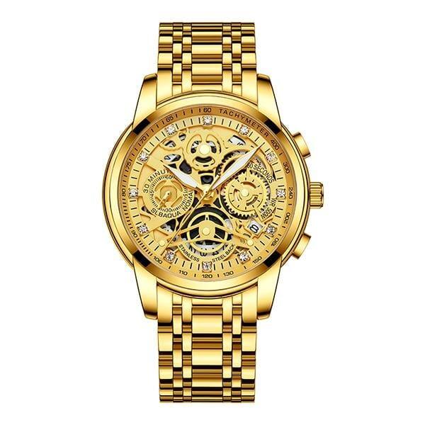 Relógio Masculino Golden King Relógio Masculino Golden King BlackOn-line Dourado 