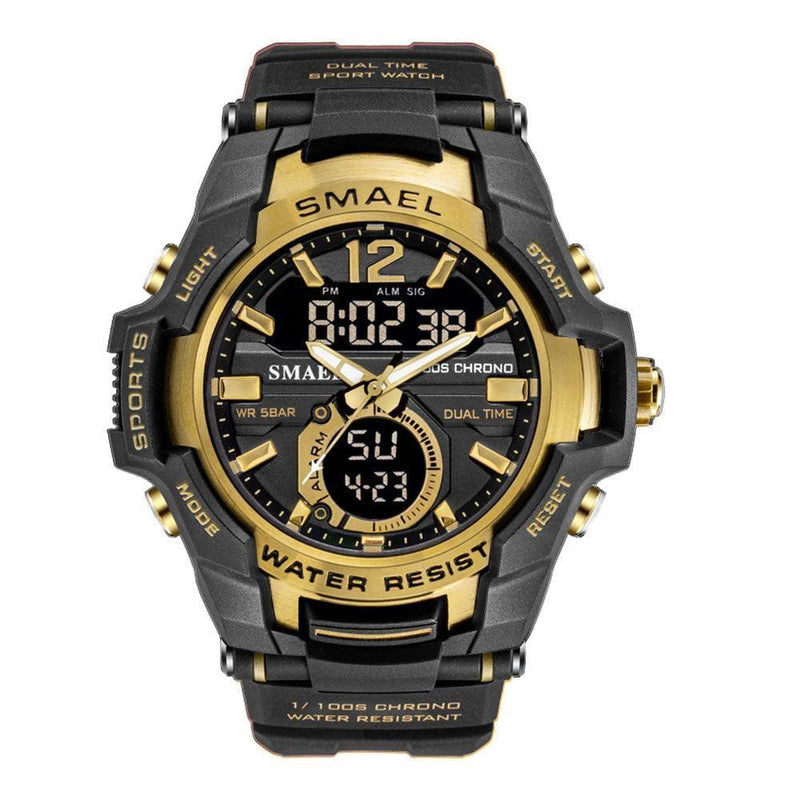 Relógio Masculino Smael Edition Relógio Masculino Smael Edition Black Online Preto e Dourado 