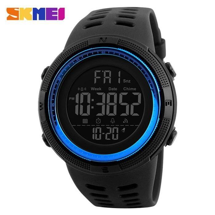 Smartwatch masculino esportivo militar - SKMEI Smartwatch masculino esportivo militar - SKMEI BlackOn-line azul 