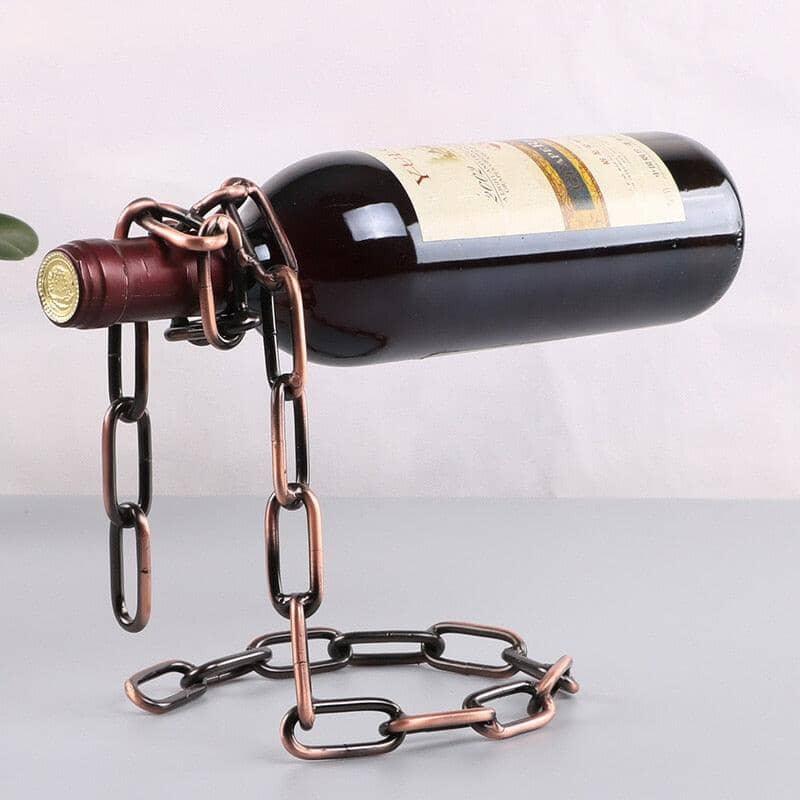 Suporte corrente de vinho Suportes para garrafas de vinho BlackOn-line bronze 